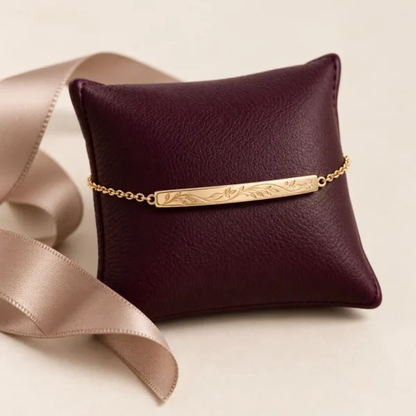Engraved Bar Bracelet