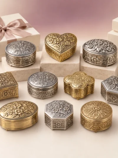 Engraved Keepsake Trinket Boxes – Set of 10