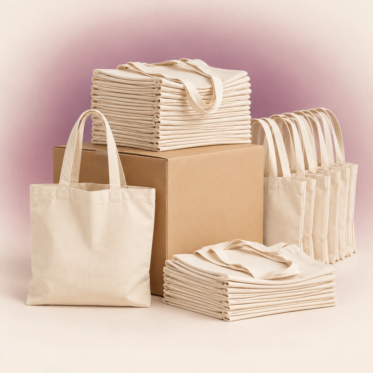 Branded Canvas Tote Giveaway – Pack of 25