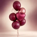 Plum Heart Balloon Bouquet