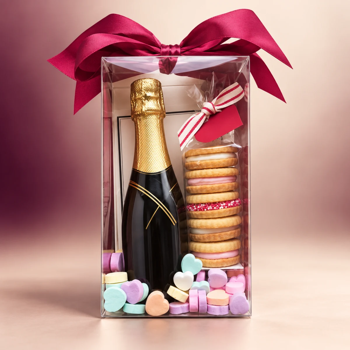 Sparkling Juice & Macaron Box