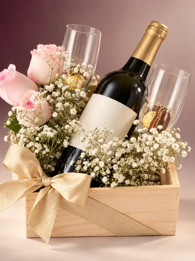 Wooden Crate Celebration Box