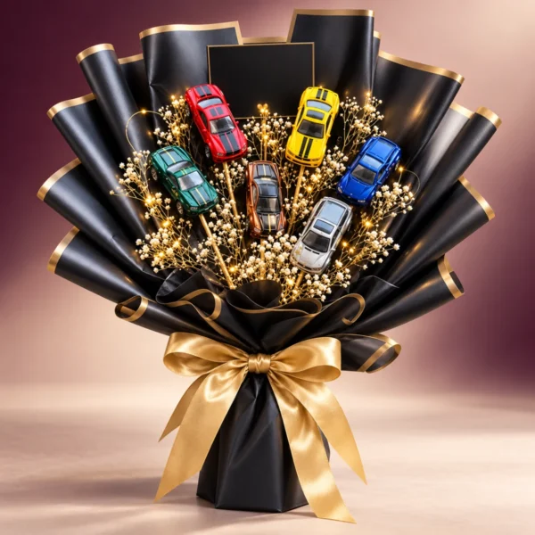 Toy Car Bouquet