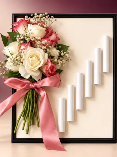 Currency Rose Frame