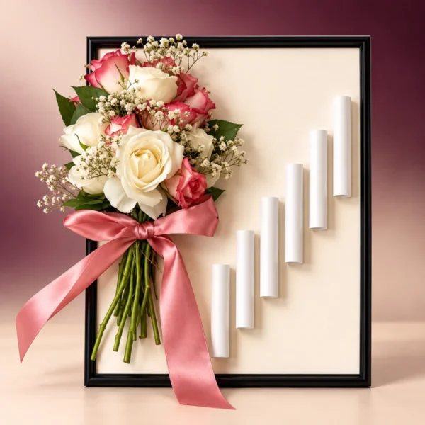 Currency Rose Frame