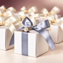 Satin-Bow Favour Boxes – Set of 10