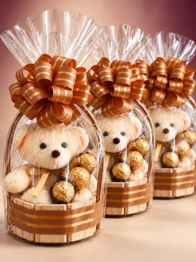 Teddy Jar Favours – Set of 10