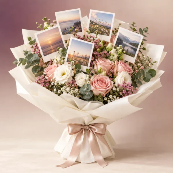 Polaroid Photo Bouquet