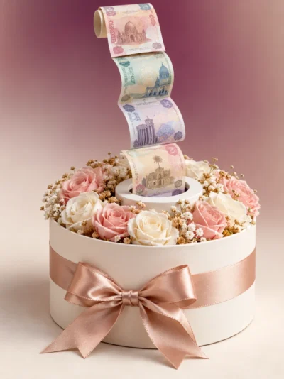 Money Pull-Out Cake Box